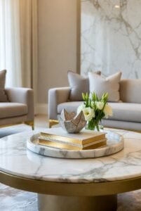 How to Style a Marble Coffee Table Like a Designer