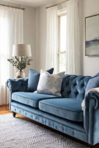 Modern Velvet Living Room Ideas