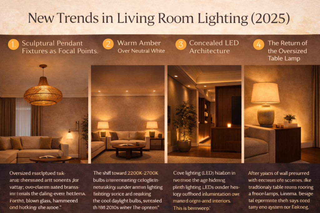 New Trends in Living Room Lighting (2025)