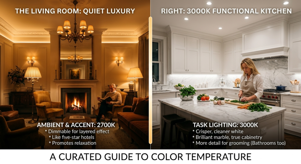 Room-by-Room Breakdown: When to Use Soft vs Warm
