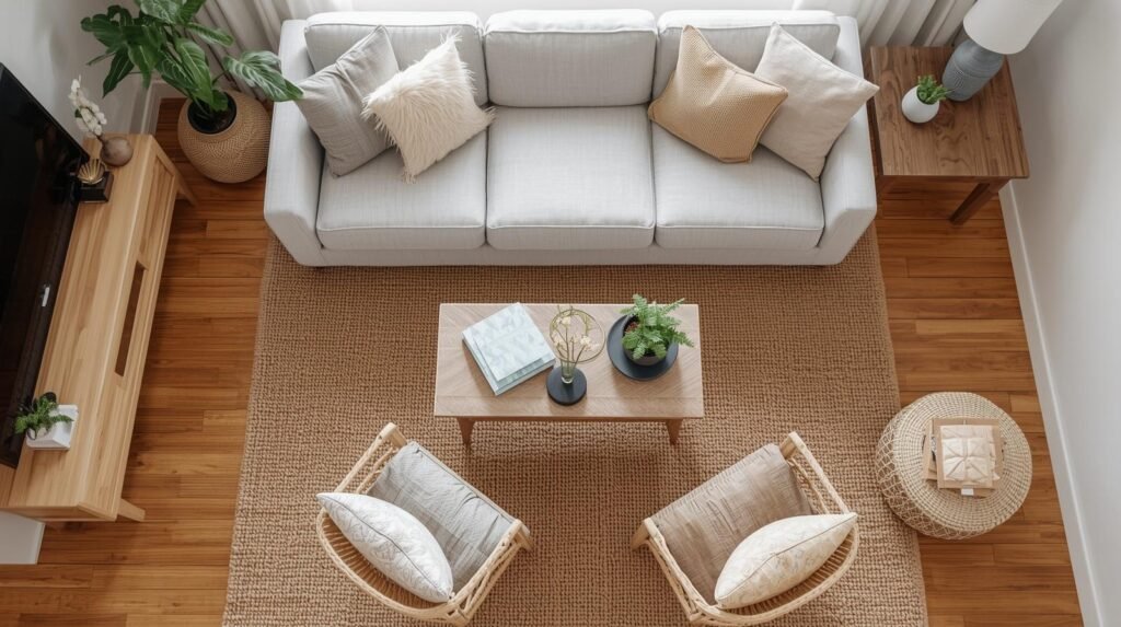 Small living room area rug ideas — how to choose and size a rug