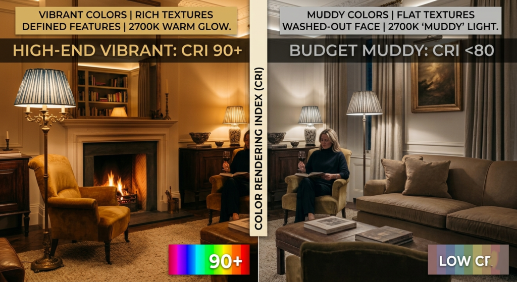The "Hidden" CRI Factor: Why High-End Homes Pop