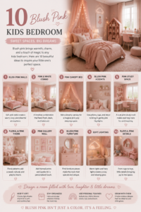 10 Blush Pink Kids Bedroom Ideas