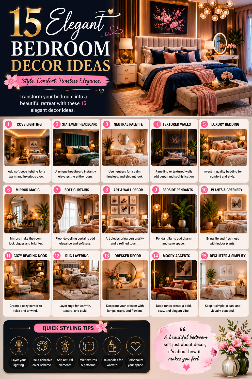 15 Elegant Bedroom Decor