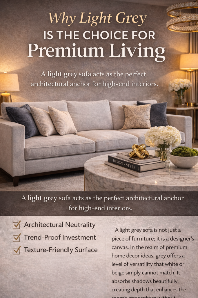 Luxury Living Room Ideas with a Light Grey Sofa