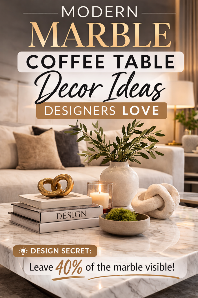 Marble Coffee Table Decor Ideas That Slay Vibe Check Passed Interior Design Guide