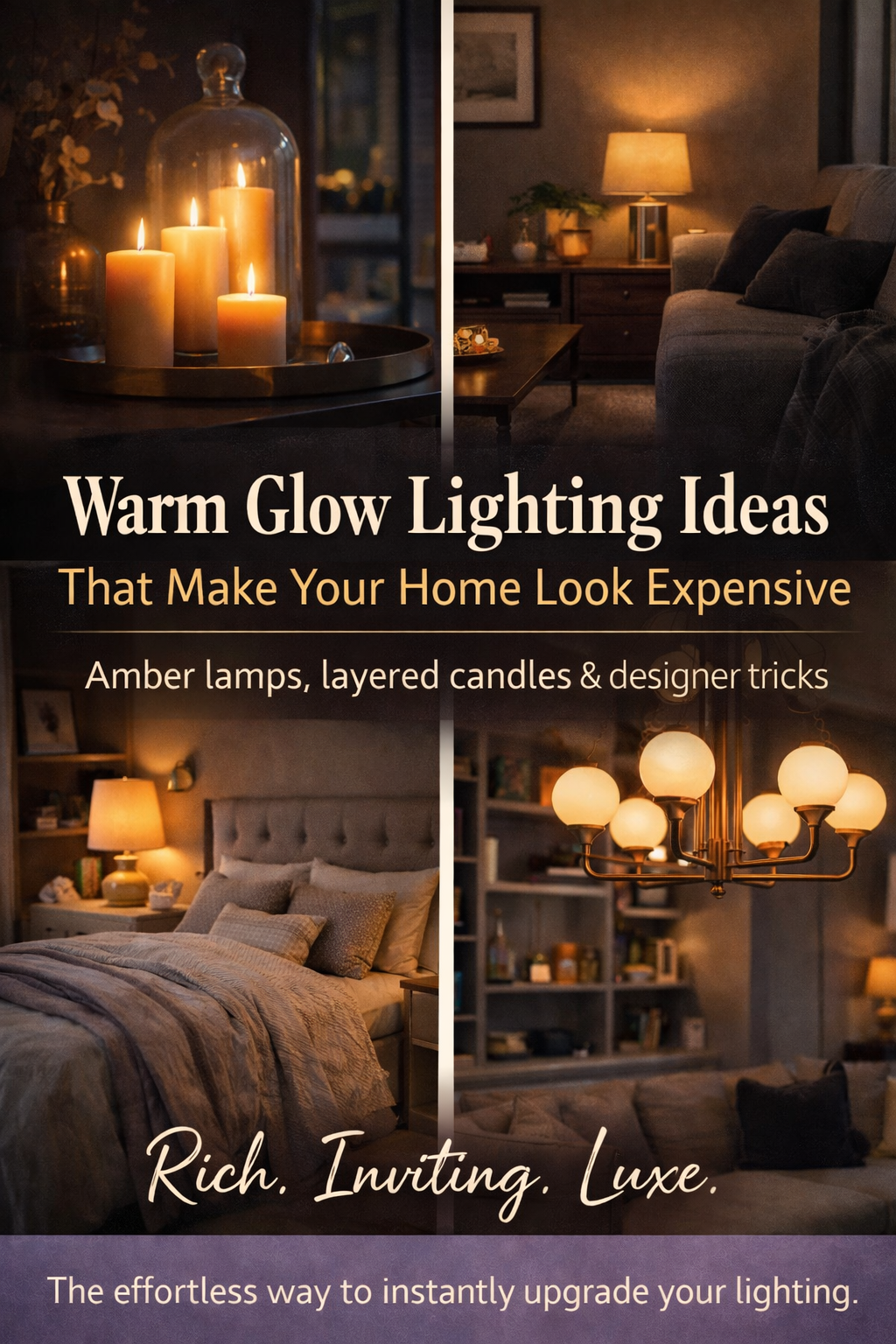 Warm Glow Lighting Ideas That Make Your Home Look Expensive