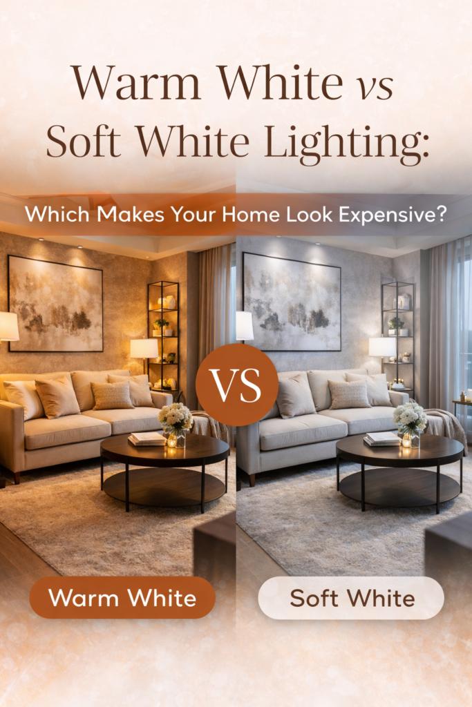 Warm White vs Soft White Lighting Which Makes Your Home Look Expensive (2026)