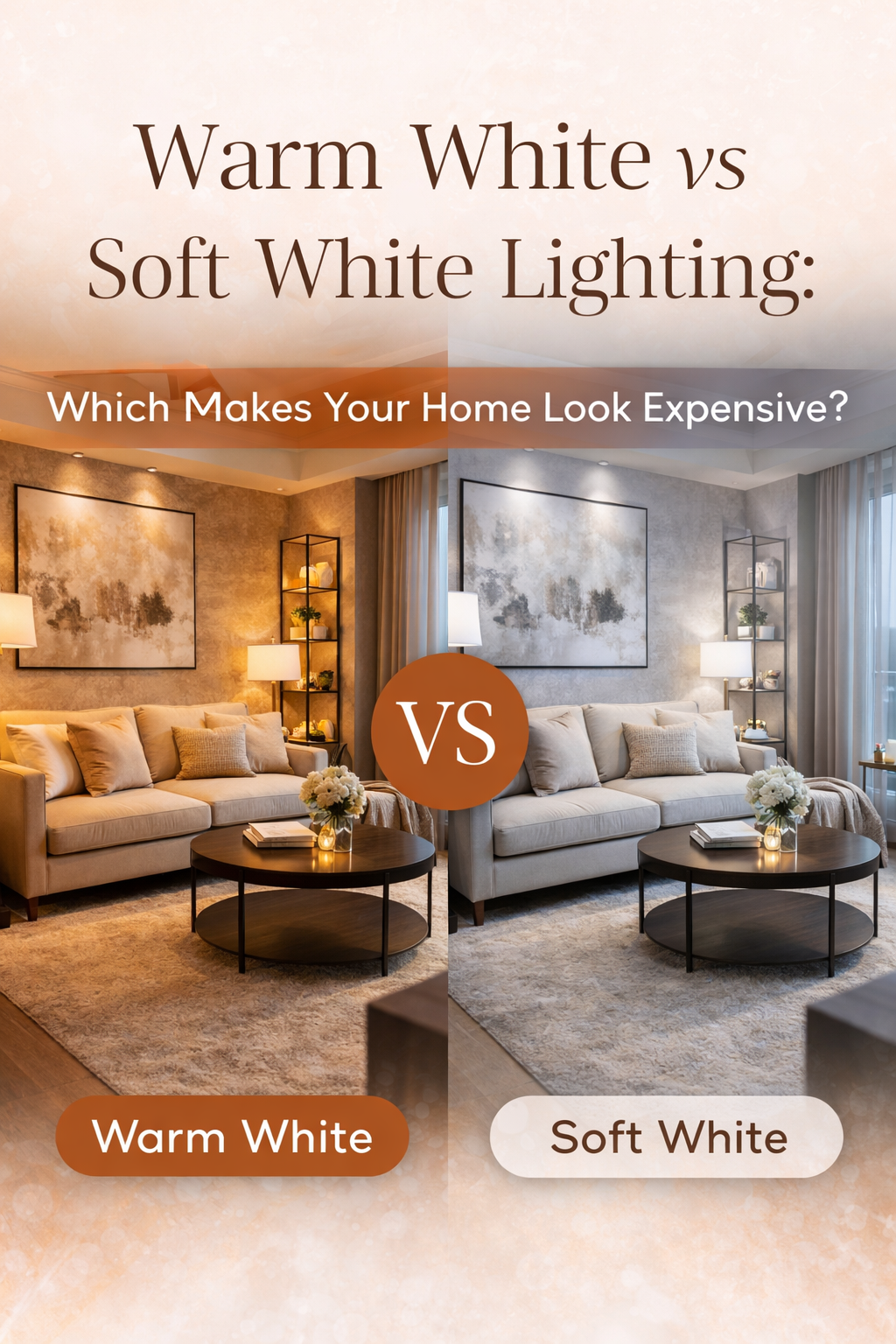 Warm White vs Soft White Lighting Which Makes Your Home Look Expensive (2026)
