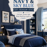 12 Navy & Sky Blue Boys Bedroom