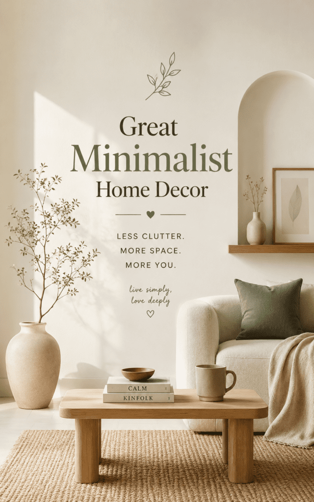 Great Minimalist Home Decor