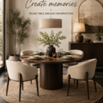 Round Dining Room Table Set