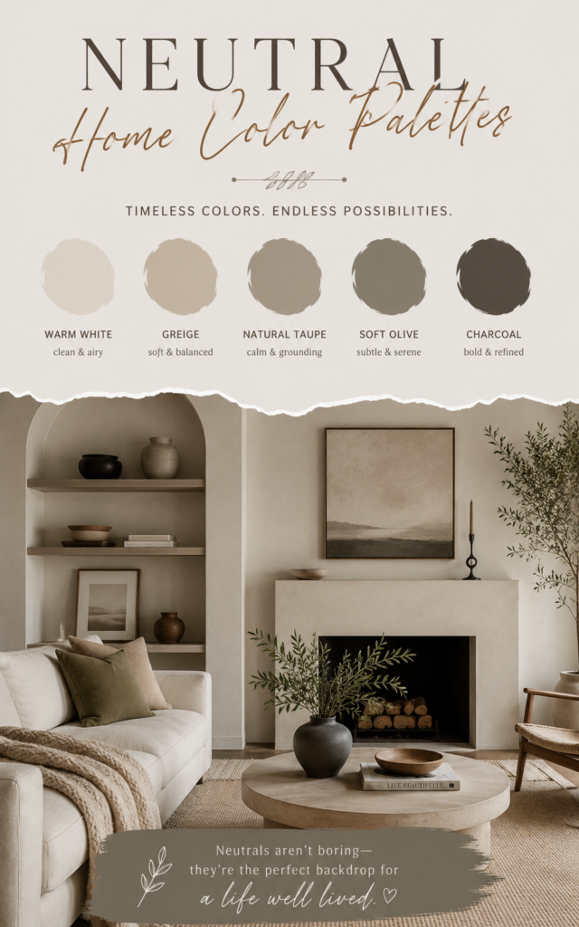 Neutral Home Color Palettes