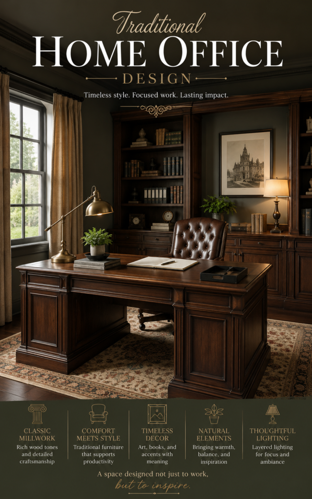 Traditional Home Office Design: