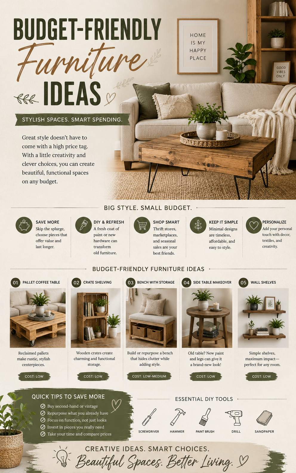 Budget-Friendly Furniture Ideas