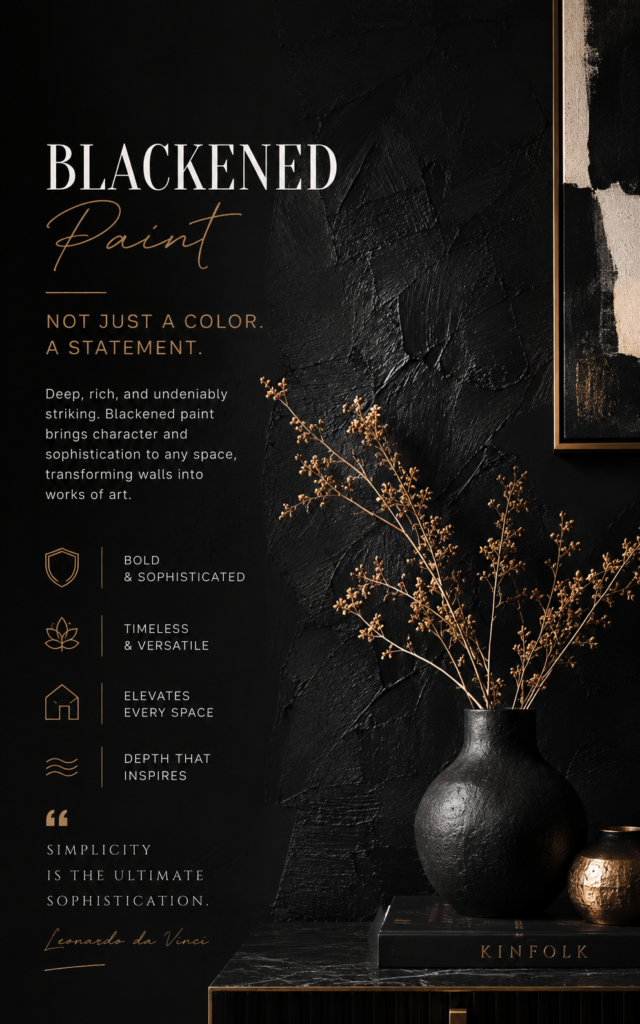 Blackened Paint