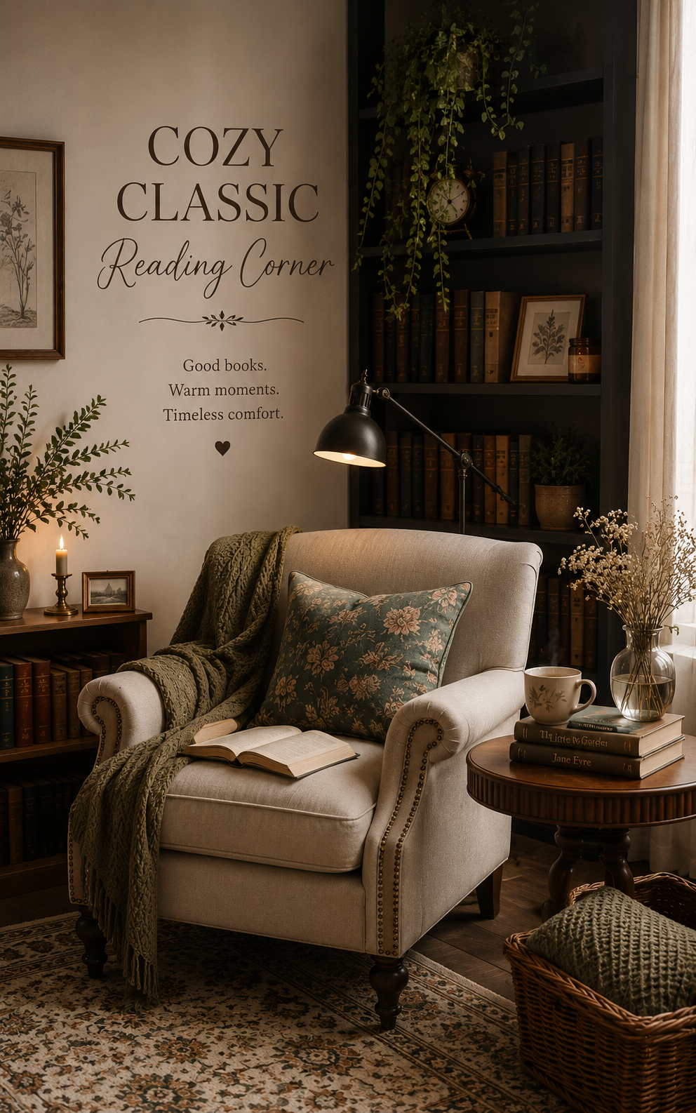 Cozy Classic Reading Corner