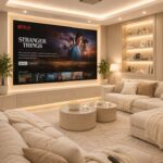 Luxury Home Theater Living Room
