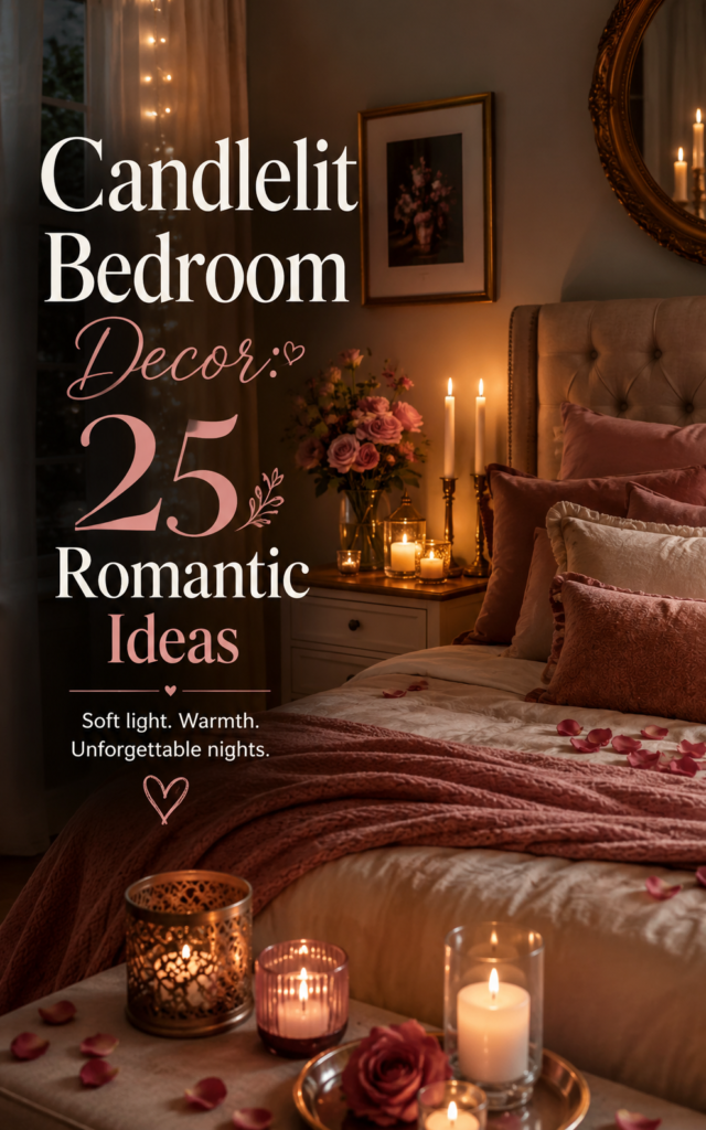 Candlelit Bedroom Decor: