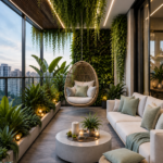 Luxury Green Balcony Garden ideas