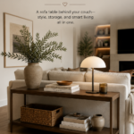 Sofa Table Behind Couch