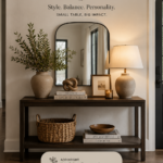 Console Table Decorating
