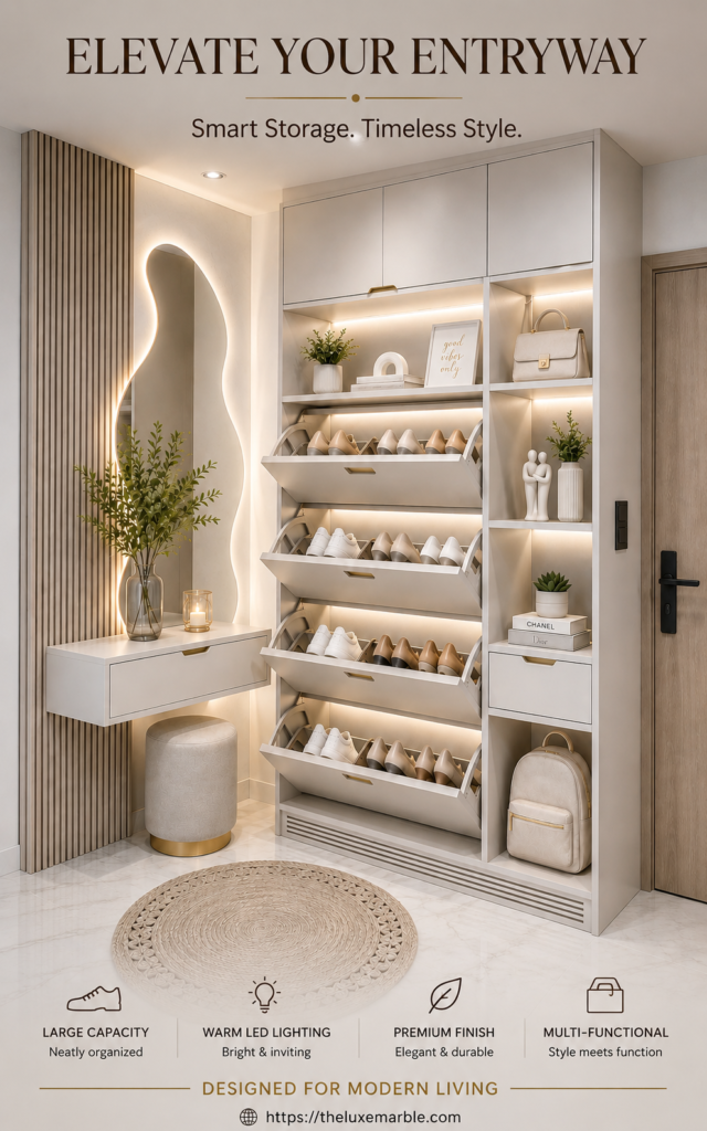 Luxury Shoe Cabinet Design