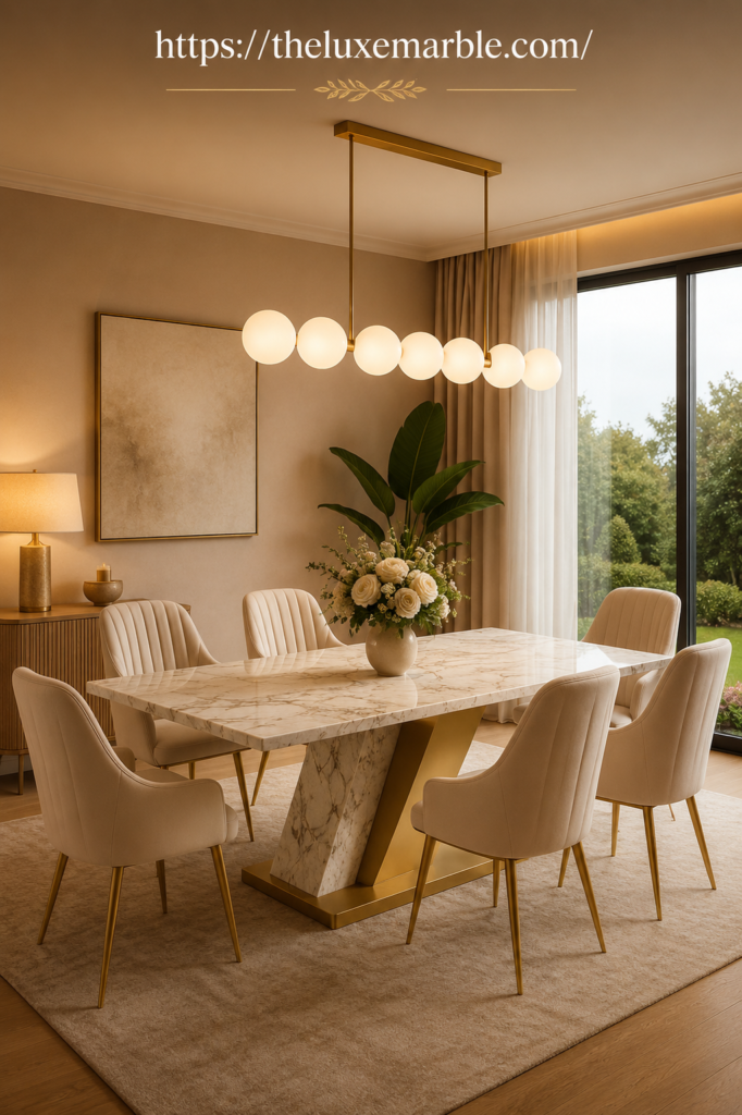 Marble Dining Room Ideas