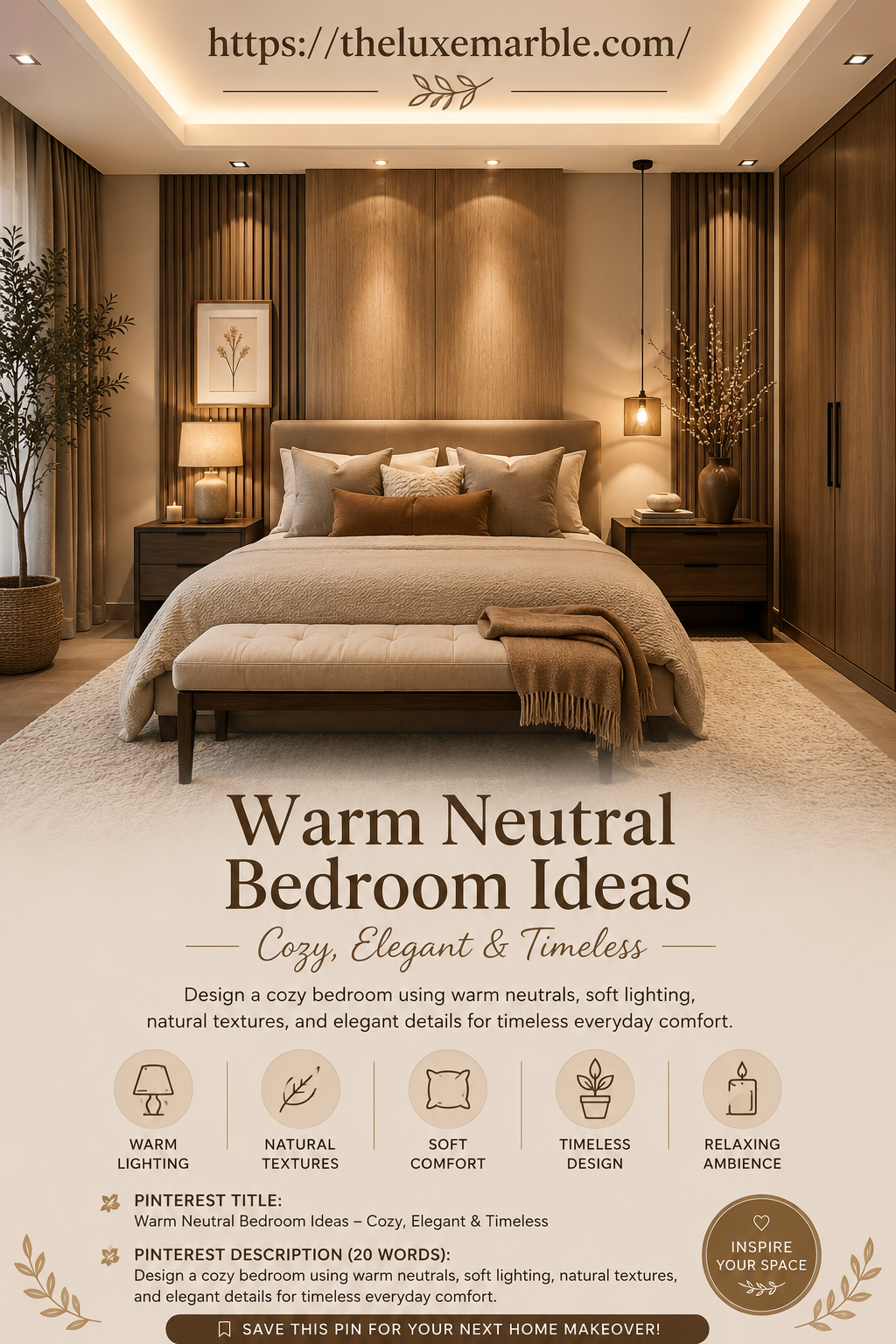 Warm Neutral Bedroom Ideas