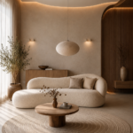 Elegant Curved Sofa
