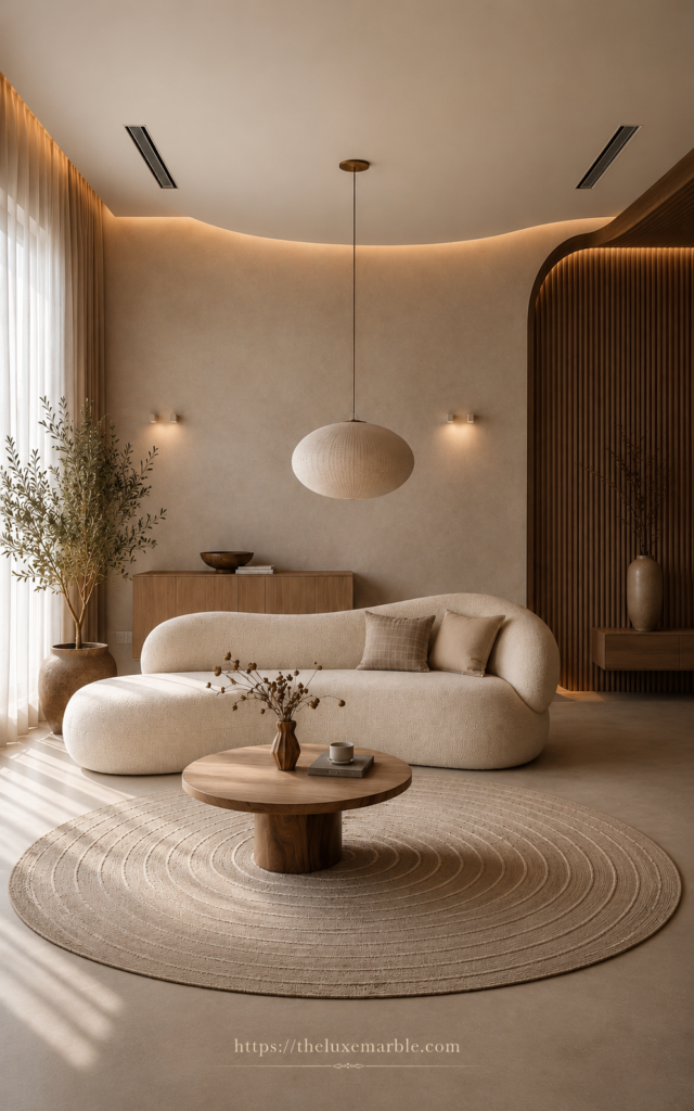 Elegant Curved Sofa