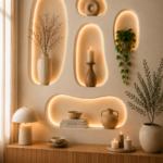 Modern Illuminated Wall Niches