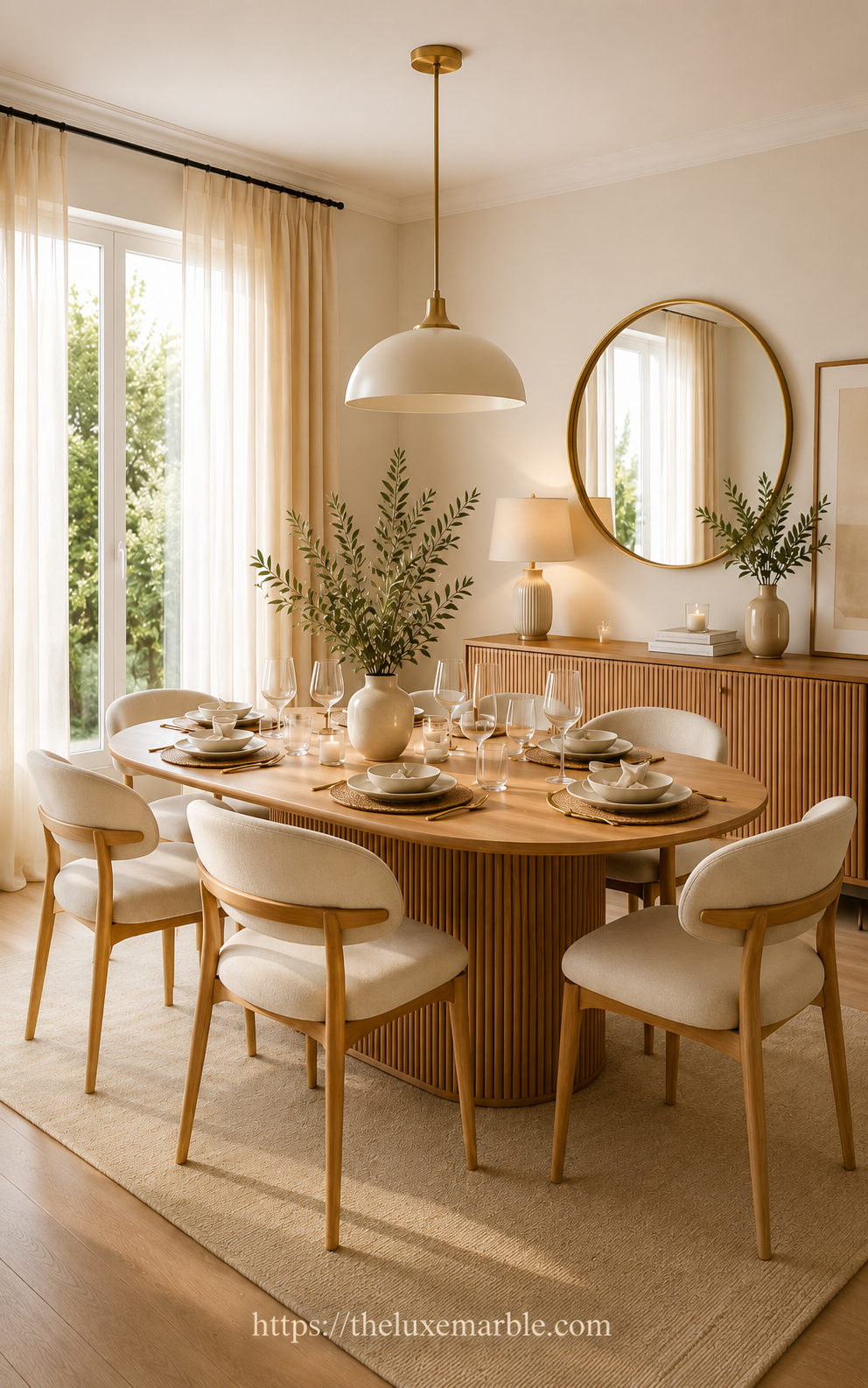 Bright Modern Dining Room