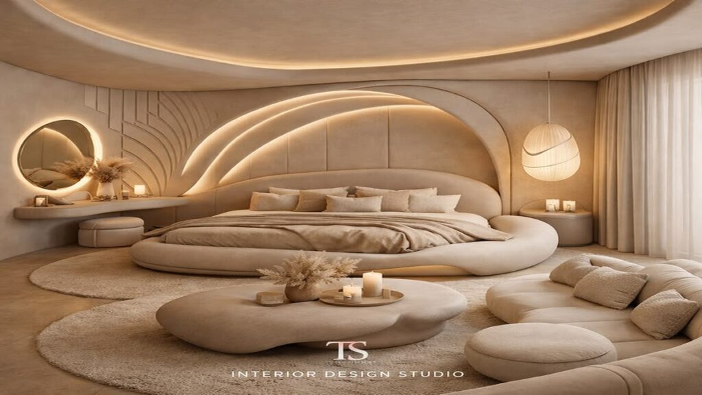 Curved Modern Bedroom Ideas