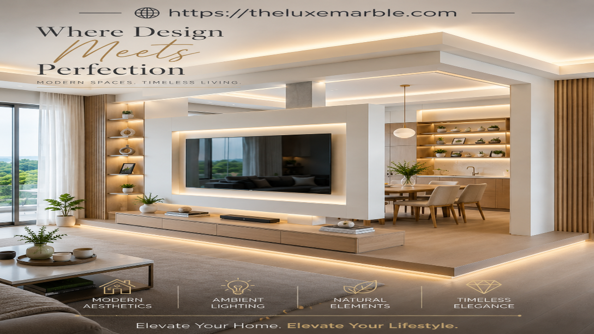 Modern Living Room TV Wall Design