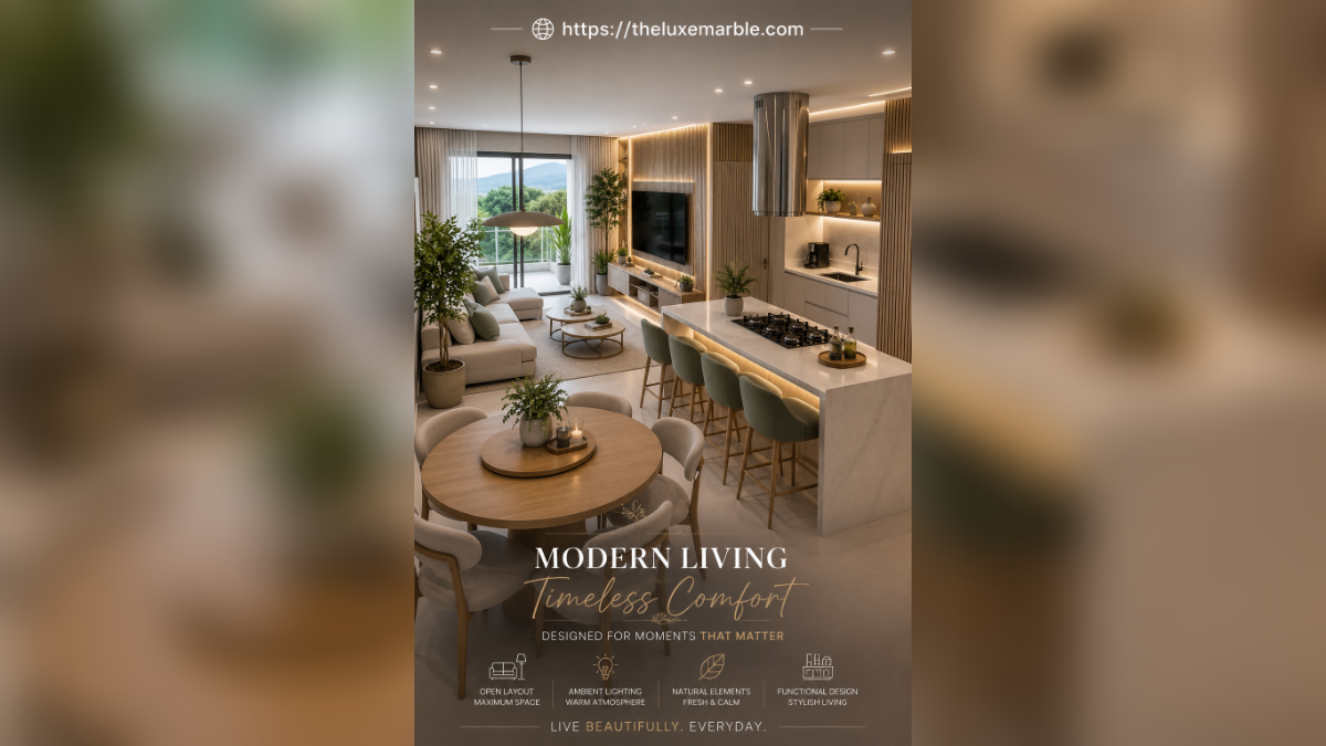 Living Room and Kitchen Design Ideas