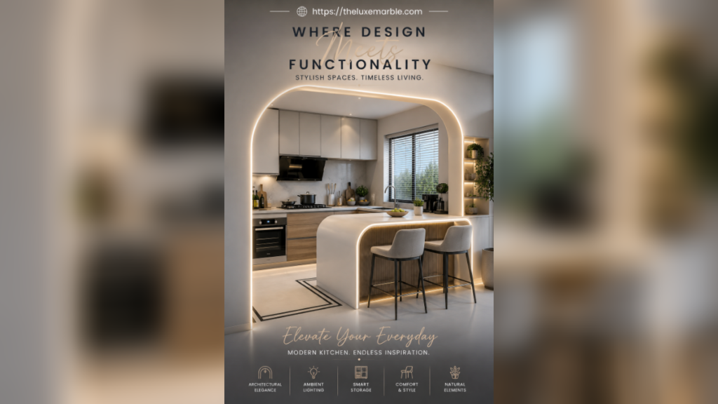 Curved Kitchen Arch Design