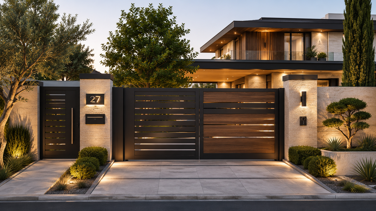 Luxury Modern Front Gate